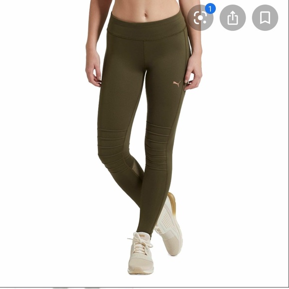 green puma legging